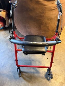 Drive Medical Rolling Walker with Seat