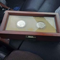 Wooden Boxed Authentic Memorabilia