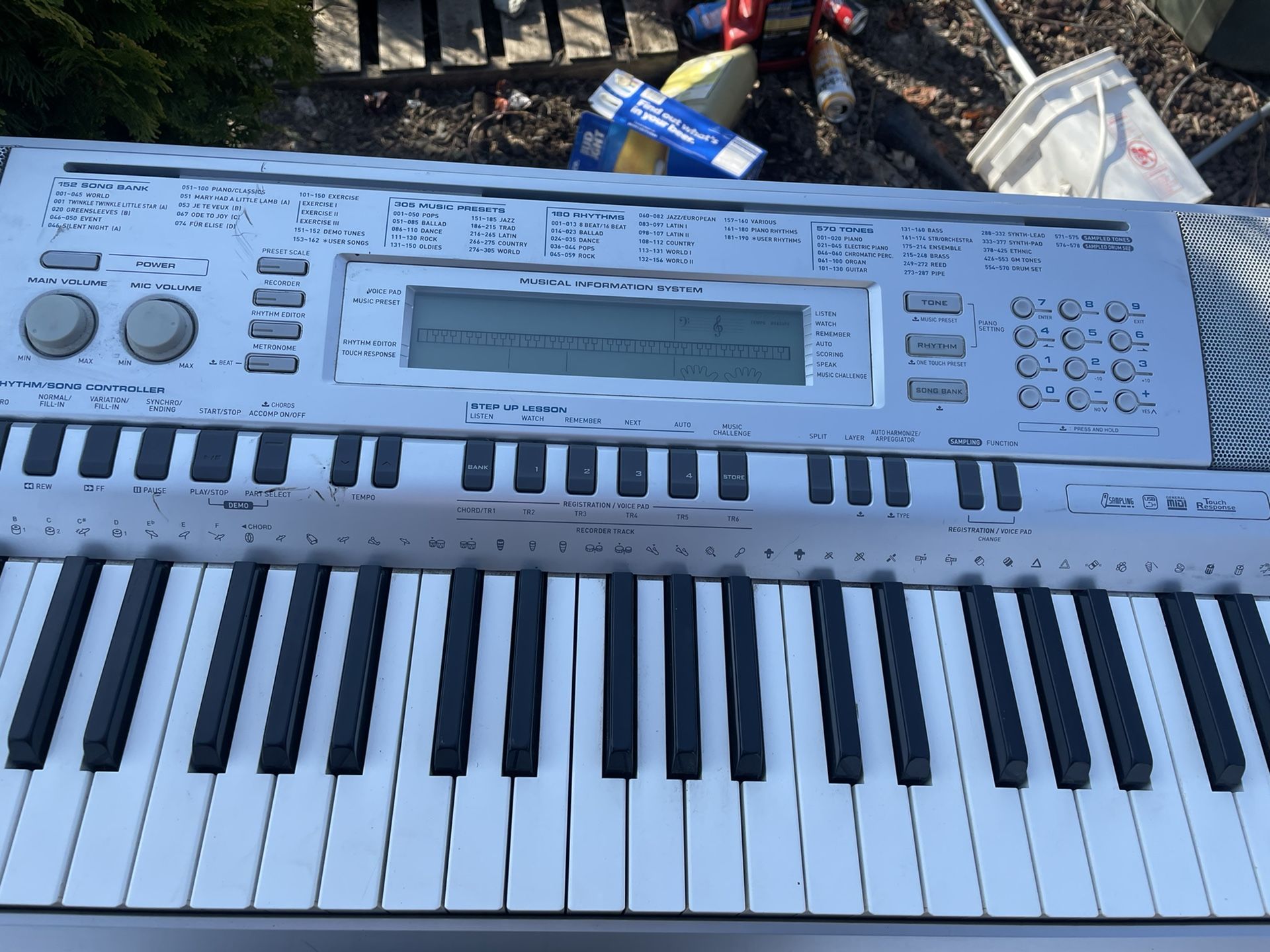 Casio Keyboard Piano And DJ Equipment