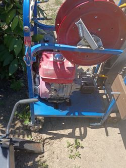 Power washer ready for work honda