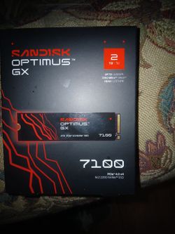 Sandisk optimus gx 7100 nvme ssd