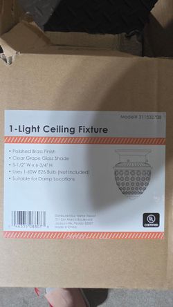 Ceiling fixture light