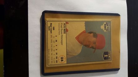Pete Rose card