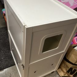 Wood Cat Litter Box