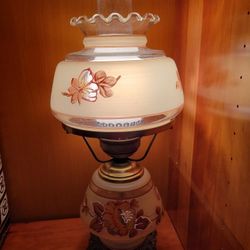 Pair Of Vintage Hurricane Lamp