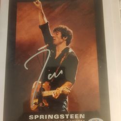 Jeremy Allen White Signed Springsteen 