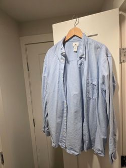 L H&M Blue Button Down Shirt