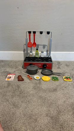 Melissa and Doug cooktop set