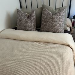 Queen metal headboard