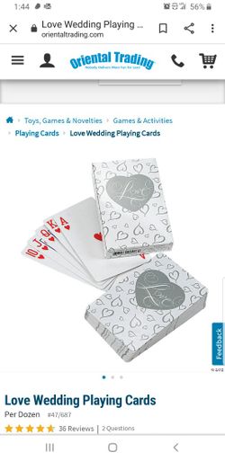 Set Of 12 - Decks Of "Love" Playing Cards