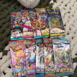 Pokemon Korean Booster Packs