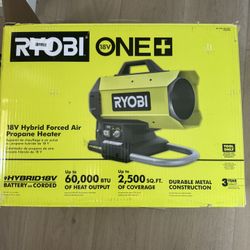 Ryobi Gas Heater Brand New One Time Use Only 