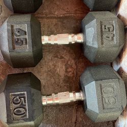 45lb And 50lb Dumbells