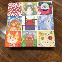 Cat Puzzle 500 Pcs Artsy Cat