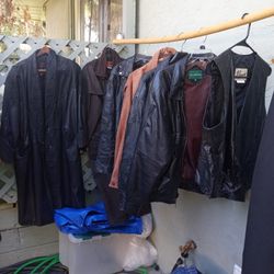 Leather Jackets , Trench Coats , Biker Jackets, Leather Vests