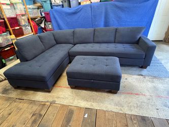 Beautiful blue sectional