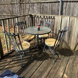 Wrought Iron Patio Set