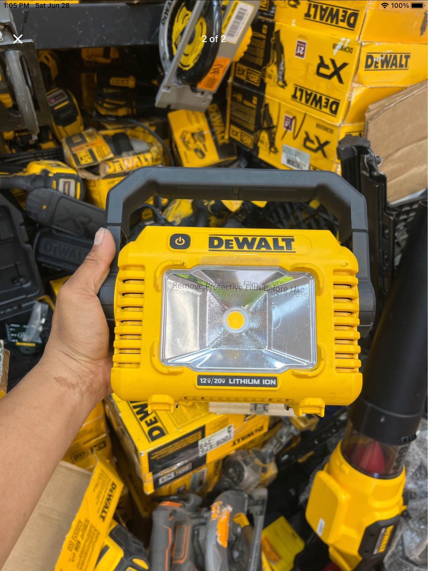 Dewalt 20v Light Tool Only