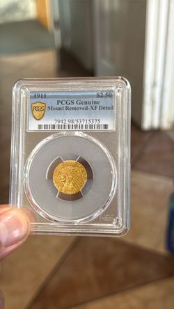 1911 gold Indian head