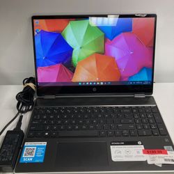 HP 15-DQ1095NR 15.6” Touch-Screen Intel Core i3 8GB RAM 256GB SSD Laptop