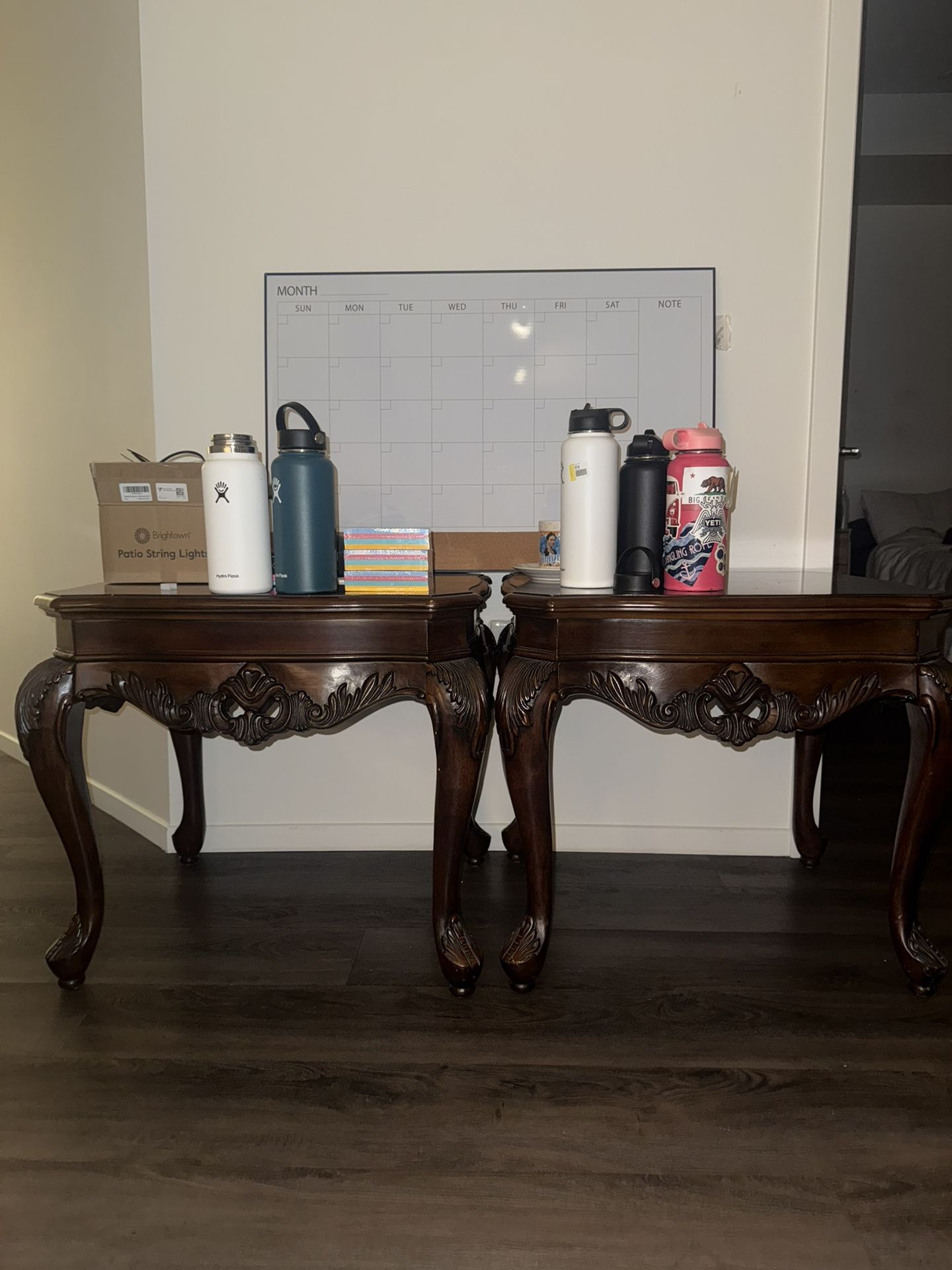 Vintage Wooden Side Tables
