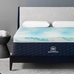 King Size Memory Foam Mattress Topper 