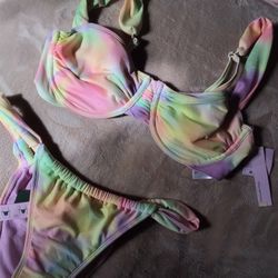 Wild Fable, Bikini, Swimwear, Swimsuit,Summer , Tye Dye , New 