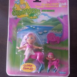 Vntg 1986 Kenner Shimmers And Babies Clover With Dapples Figure No.26800 NIB 