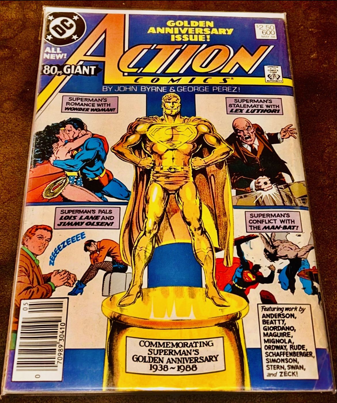 Super Man Golden 50th Anniversary Action Comics