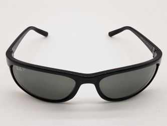 Ray-ban Rb2027 Predator 2 Black Frames Green Polarized Sunglasses Do0625rxmia