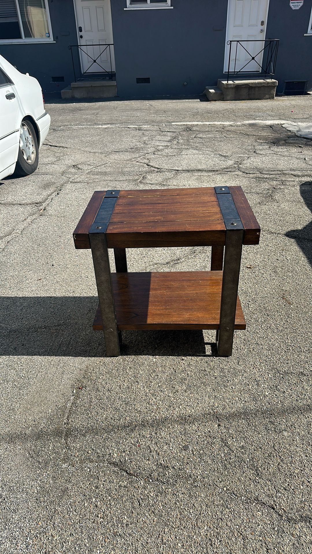 Wood N Metal Stand