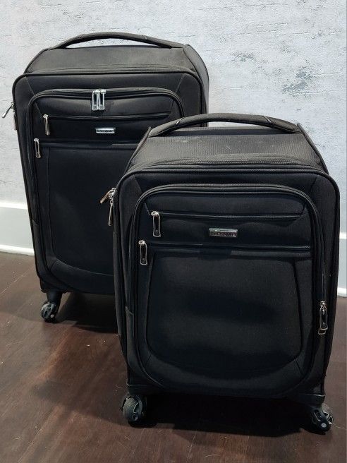 Samsonite Mightlight Softside Spinner Luggage, Black, Set Of