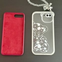 iPhone 8 plus phone cases ( Each $4)