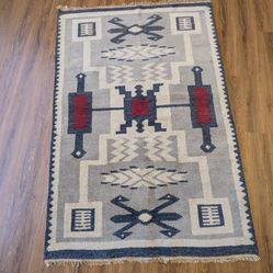 Handknotted Rug 4x6