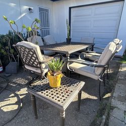Hampton Bay Patio Furniture Metal Dining Set 