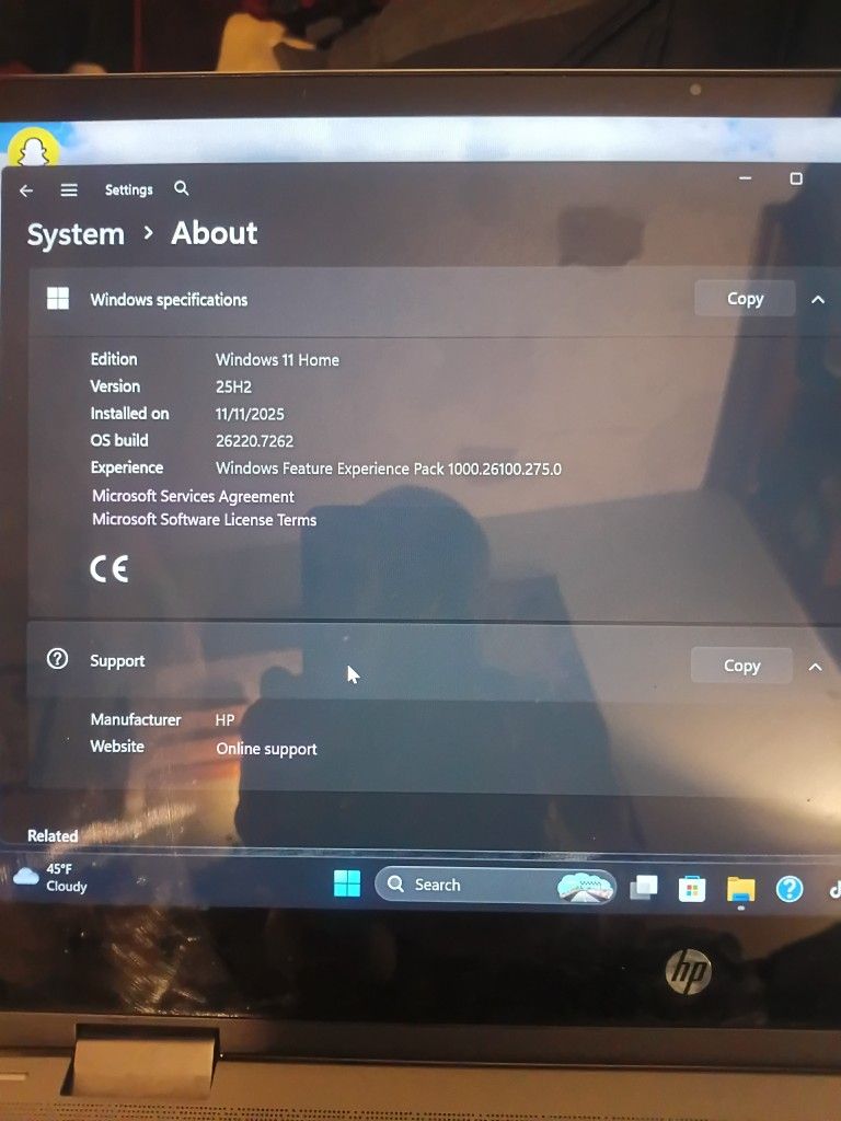 Touch Screen Laptop Hp