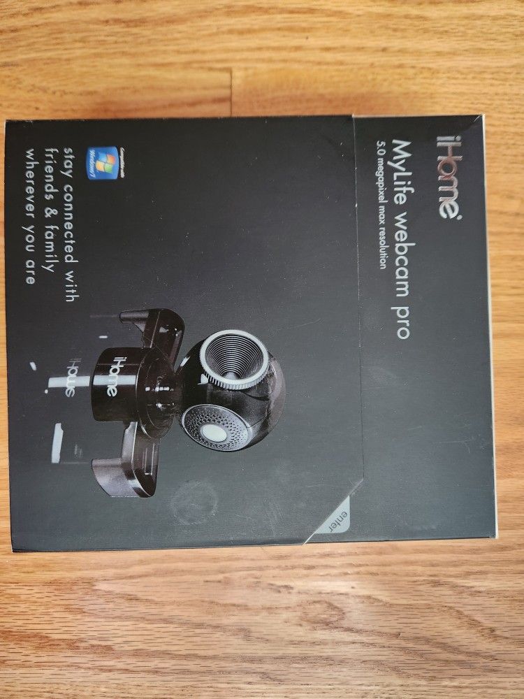 iHome MyLife Webcam pro 5.0 megapixel max resolution