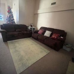 Love Seat And Sofa Recliner