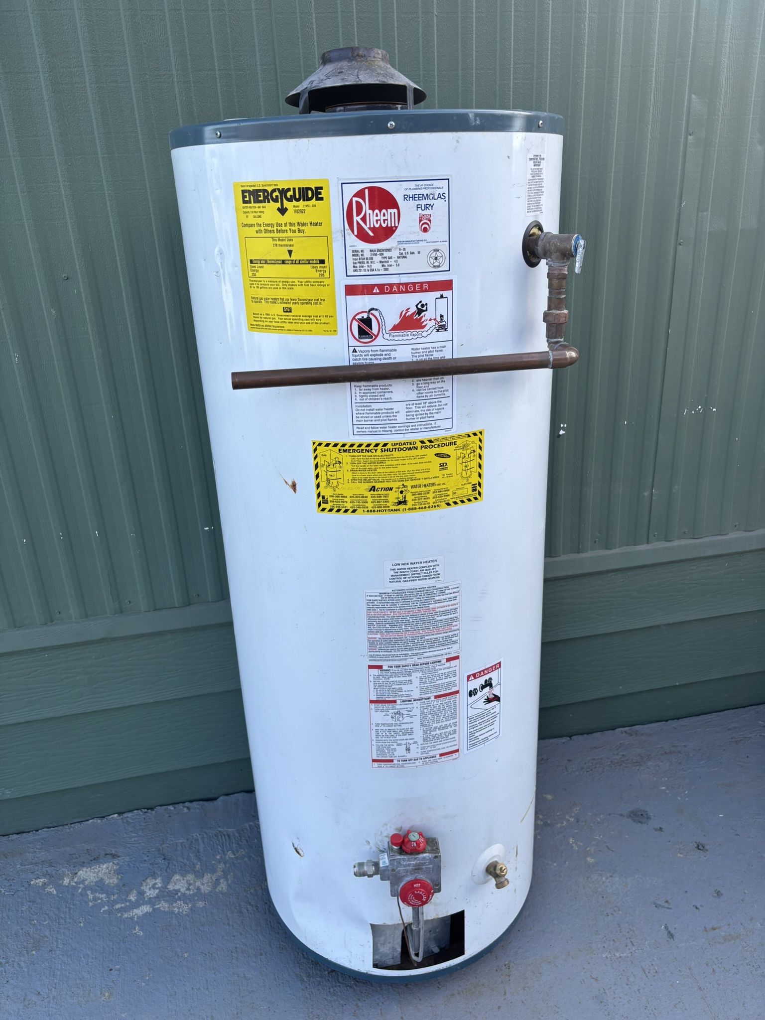 50 Gallon Water Heater