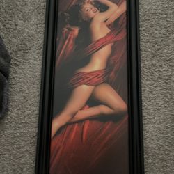 Marilyn Monroe Hang Up Painted On Poster