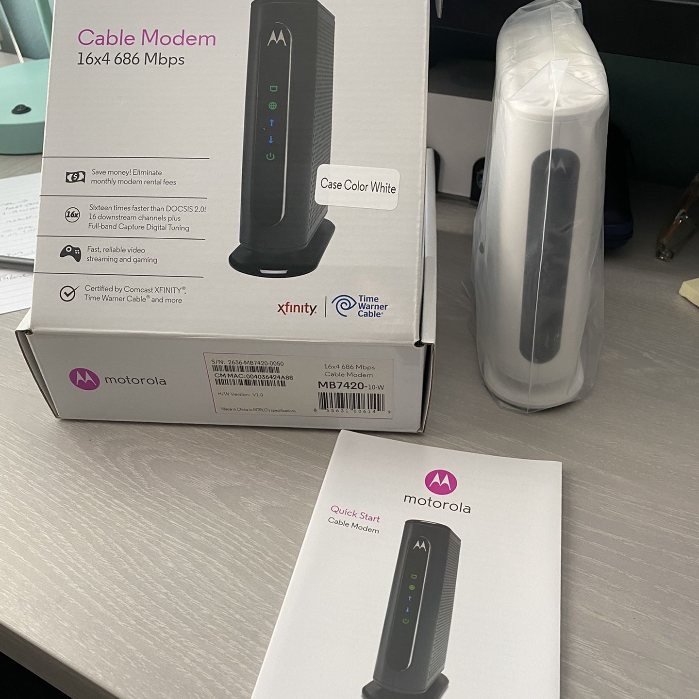 Super Fast Motorola Cable Modem