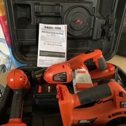 Black And Decker Cordless Tool Set
