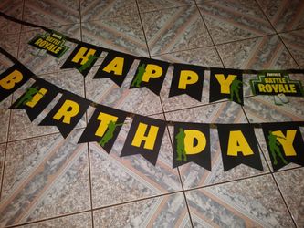 Birthday banners
