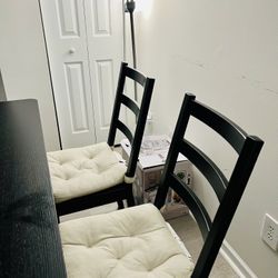 IKEA Dining Table with 4 Chairs and Cushions