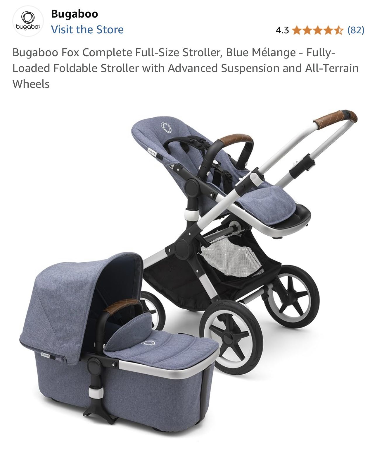 Authentic Bugaboo Fox 4 Stroller