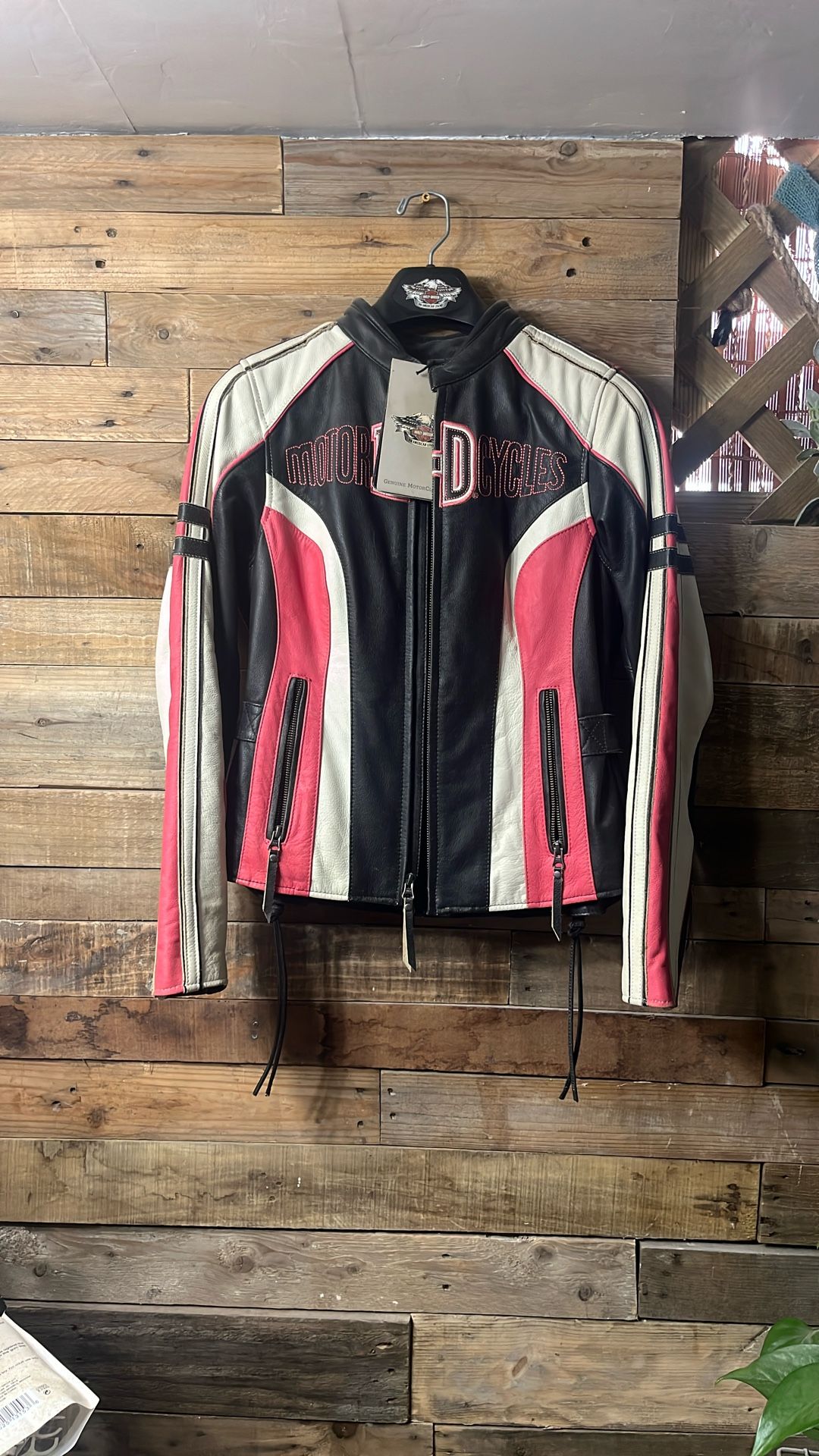 NWT Leather Harley Jacket Sm