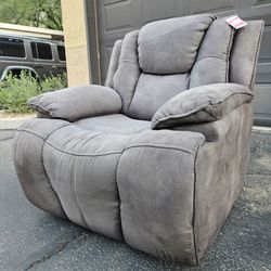 XL GREY POWER RECLINER CHAIR