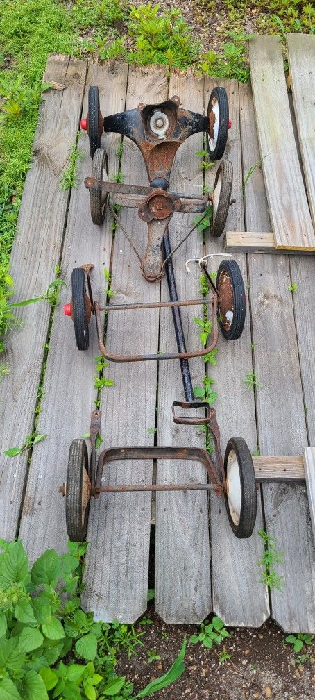 Radio Flyer Radio Jet Vintage Wagon Parts