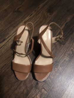 MK Wedges Brown Size 7