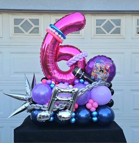 K Pop Demon Hunters Balloon Bouquet
